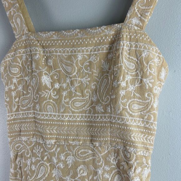 alice + olivia Kaidra Square Neck Drop Waist Mini Dress - Picture 11 of 12